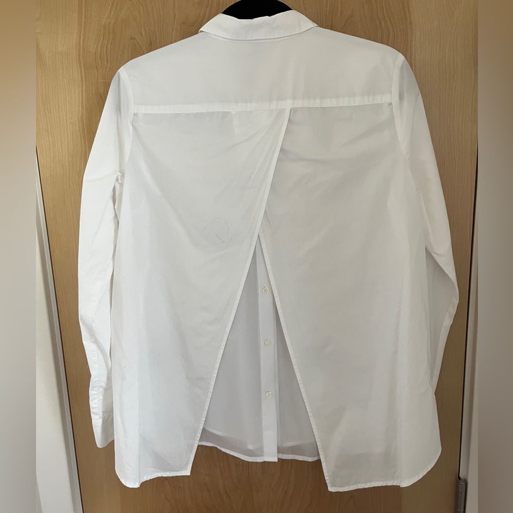 Banana Republic Button Back Drapey Top
